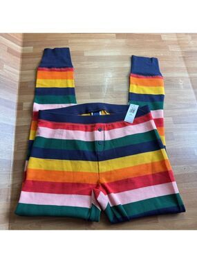 Rainbow bottoms size medium petite nwt pajamas rainbow brite costume